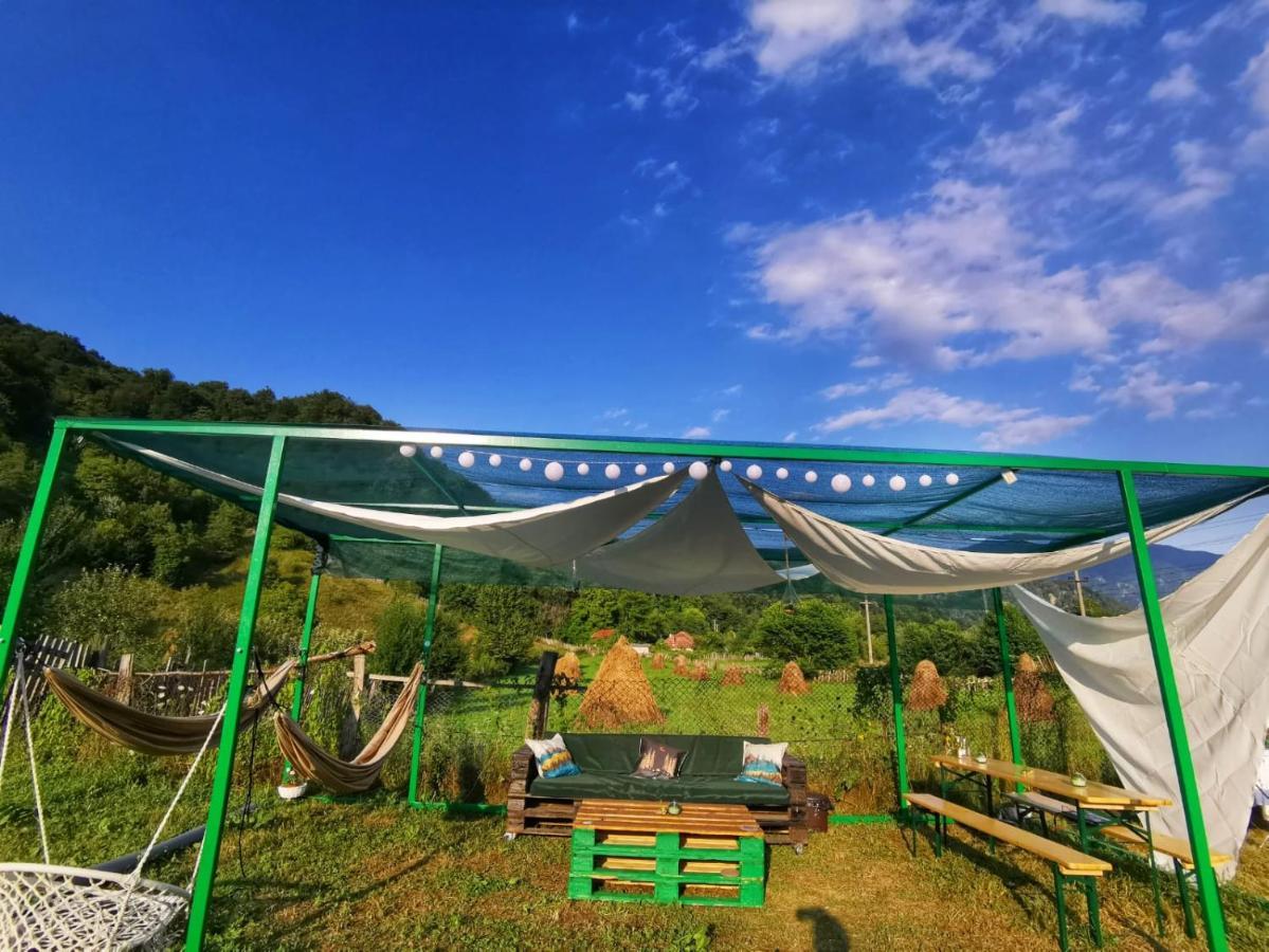 Luna Rock Glamping Brezoi - Blue Scai מראה חיצוני תמונה