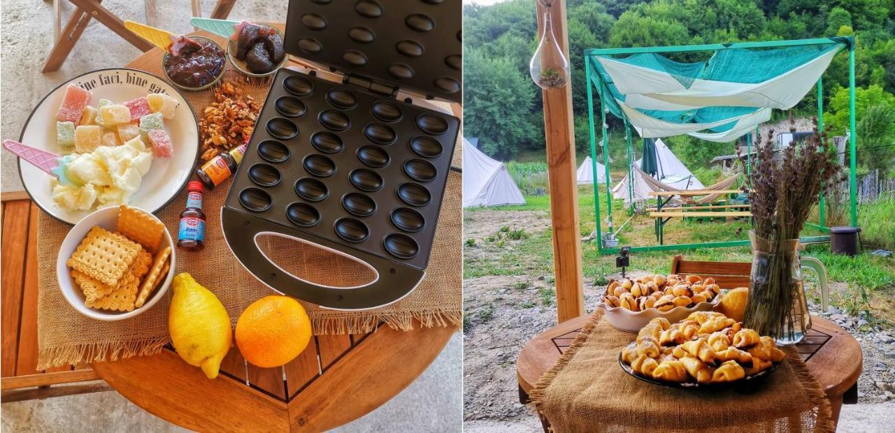 Luna Rock Glamping Brezoi - Blue Scai מראה חיצוני תמונה